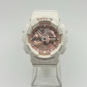 Casio Baby-G Women's BA-110 Stainless Steel 40mm Analog-Digital Watch World Time